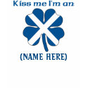 Personalized Kiss Me I'm Scottish Tshirt