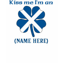 Personalized Kiss Me I'm Scottish Tshirt by KissMeTshirts Personalized Kiss Me I'm Scottish Tshirt