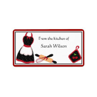 Personalized Kitchen Labels - medium size label