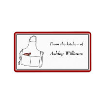 Personalized Kitchen Labels - medium size Custom Address Labels