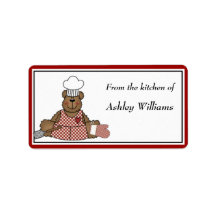 Personalized Kitchen Labels - medium size Custom Address Labels