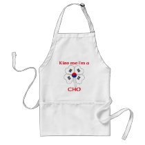 Personalized Korean Kiss Me I'm Cho aprons by KissMeTshirts Personalized Korean Kiss Me I'm Cho aprons