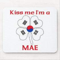 Personalized Korean Kiss Me I'm Mae mousepads by KissMeTshirts Personalized Korean Kiss Me I'm Mae mousepads