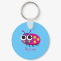 Personalized Ladybug Keychain by creatingmybestlife Personalized Ladybug Keychain