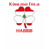 Personalized Lebanese Kiss Me I'm Habbib t-shirts