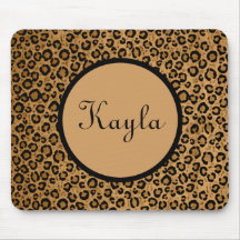 Personalized Leopard Mousepad