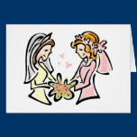 Personalized Lesbian Wedding Card - Add Text