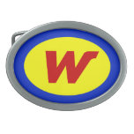 Personalized Letter Superhero Belt Buckle