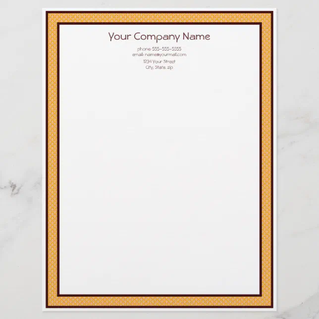 Personalized Letterhead Zazzle