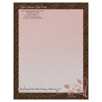 Personalized Letterhead, Feminine by cutencomfy Personalized Letterhead, Feminine