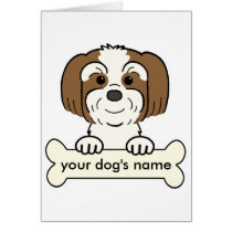 Personalized Lhasa Apso cards