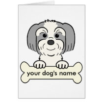 Personalized Lhasa Apso cards