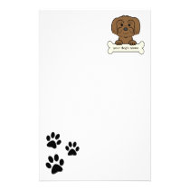 Personalized Lhasa Apso stationery