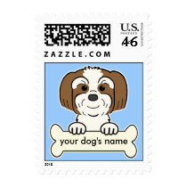 Personalized Lhasa Apso stamps