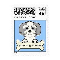 Personalized Lhasa Apso stamps