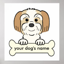 Personalized Lhasa Apso posters