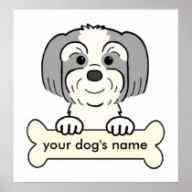 Personalized Lhasa Apso posters