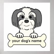 Personalized Lhasa Apso posters