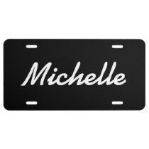 Personalized license plate with your name license plate at  Zazzle