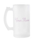 Personalized Lilac Mug
