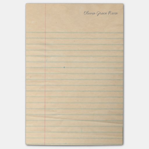 Custom note paper