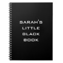 Personalized Little Black Book Notebook