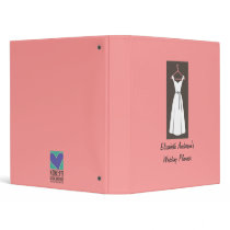 Personalized Little White Dress Wedding Planner binders