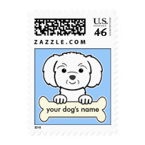 Personalized Maltese stamps