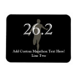 Personalized Marathon Runner 26.2 Keepsake Rectangle Magnet