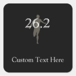 Personalized Marathon Runner 26.2 Keepsake Sticker