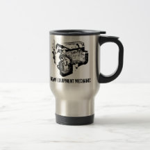 Personalized mechanic travel mug