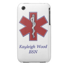 Personalized Medical Case-Mate Case iPhone 3 Case-Mate Cases