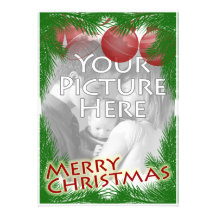 Personalized Merry Christmas Card 1 Custom Announcements