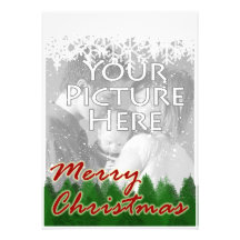 Personalized Merry Christmas Card 2 Custom Invite
