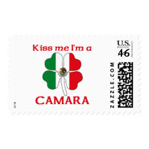 Personalized Mexican Kiss Me I'm Camara Stamp