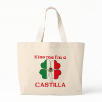Personalized Mexican Kiss Me I'm Castilla Tote Bag