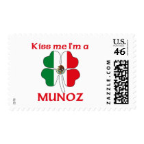 Personalized Mexican Kiss Me I'm Munoz Postage Stamp