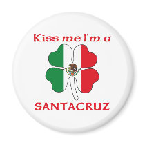 Personalized Mexican Kiss Me I'm Santacruz magnets by KissMeTshirts Personalized Mexican Kiss Me I'm Santacruz magnets