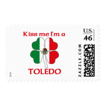 Personalized Mexican Kiss Me I'm Toledo stamps