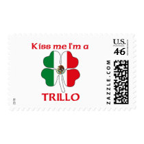 Personalized Mexican Kiss Me I'm Trillo stamps