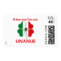 Personalized Mexican Kiss Me I'm Unanue stamps