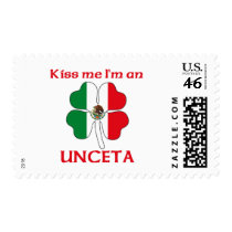Personalized Mexican Kiss Me I'm Unceta stamps