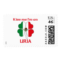 Personalized Mexican Kiss Me I'm Uria stamps