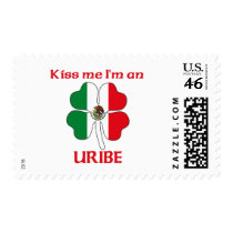 Personalized Mexican Kiss Me I'm Uribe stamps