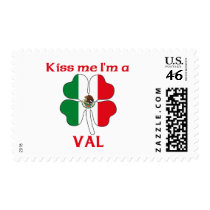 Personalized Mexican Kiss Me I'm Val stamps