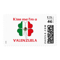 Personalized Mexican Kiss Me I'm Valenzuela stamps