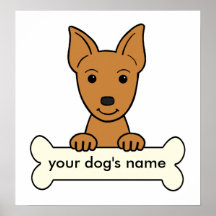 Personalized Miniature Pinscher Poster
