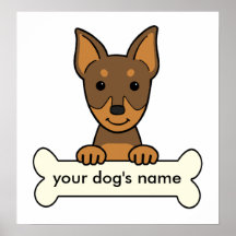 Personalized Miniature Pinscher Posters