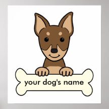 Personalized Miniature Pinscher Posters
