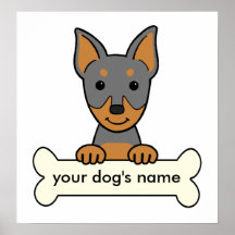 Personalized Miniature Pinscher Print